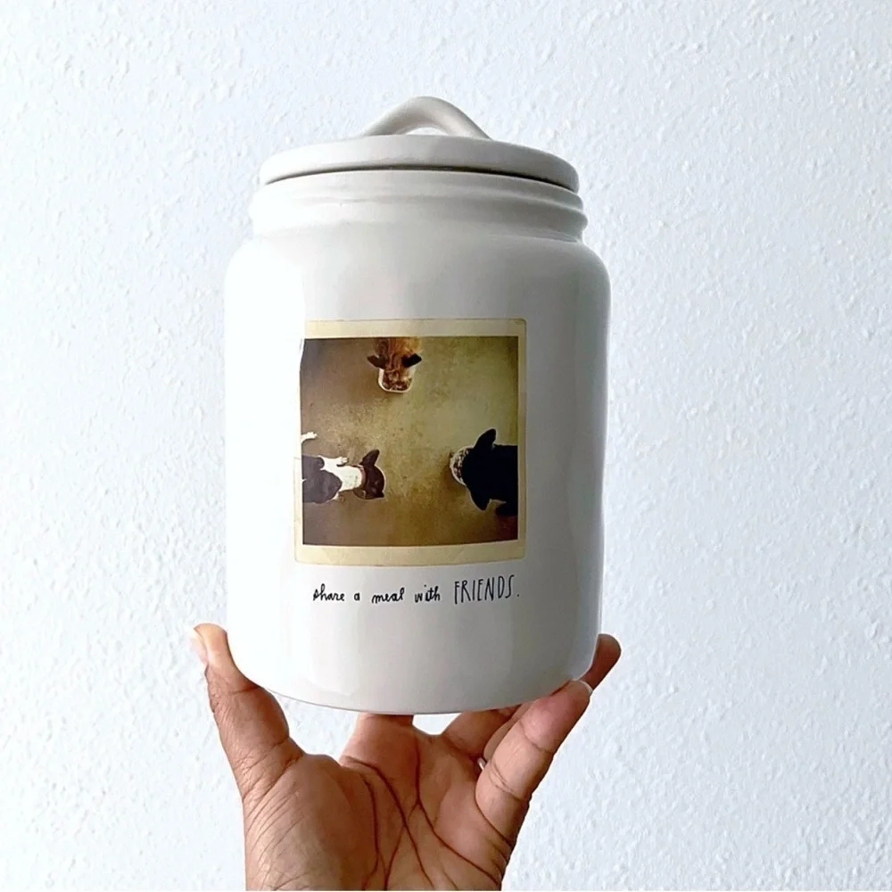 Rare Vintage Rae Dunn Double-Sided COCOA Canister Artisan Collection HTF 7.5”